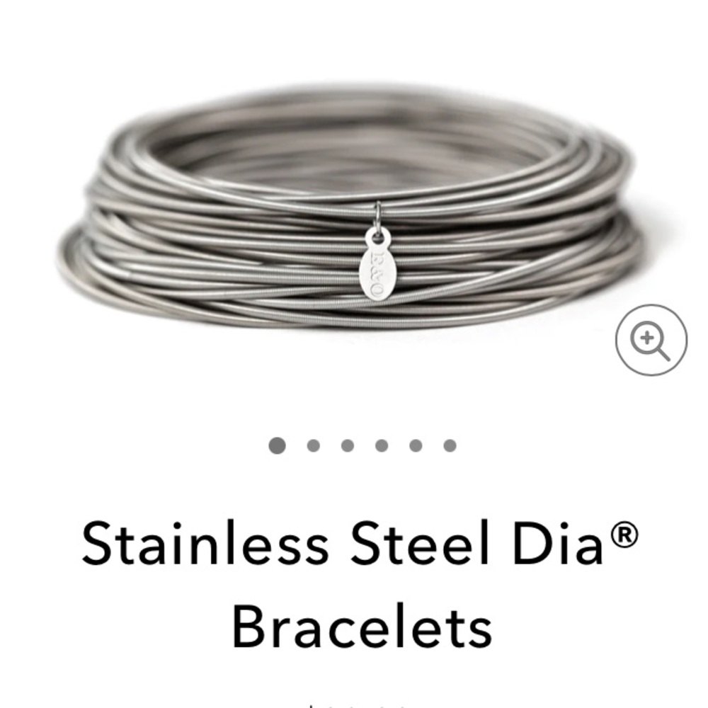 Emerson & Oliver stainless steel Dia bracelets